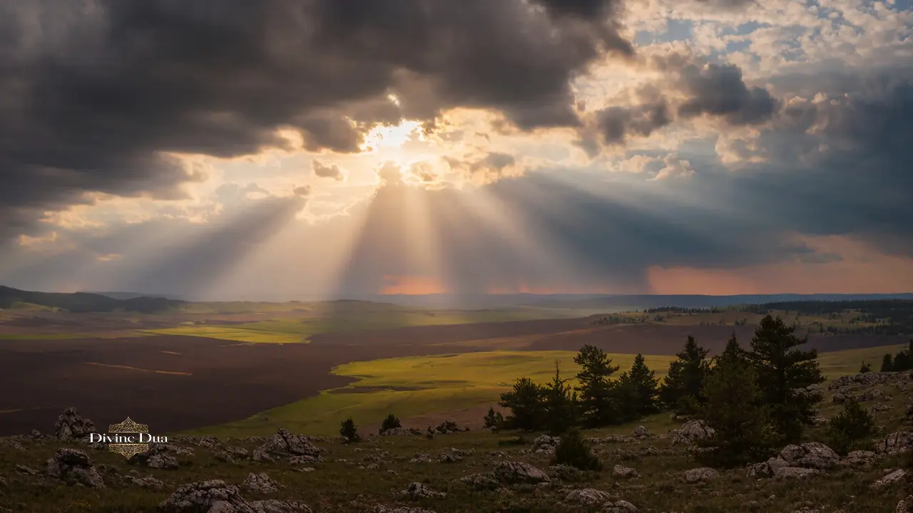 A feeling of light and ease after severe distress, symbolizing the successful completion of labor and the answer to dua for easy labor.