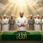 Complete illustrated guide to Salat al-Janazah (Islamic Funeral Prayer) for male and female deceased - Divine Dua