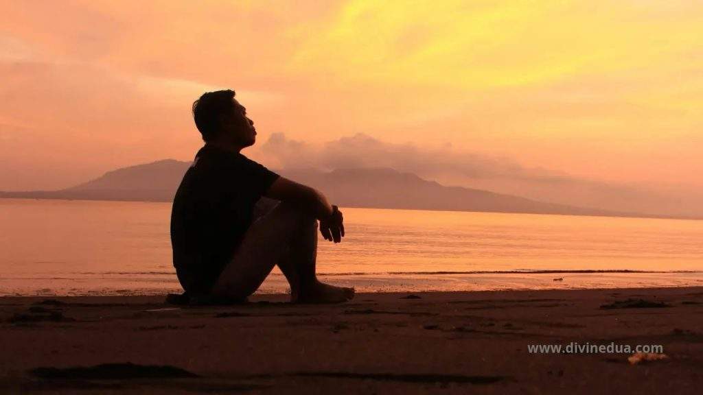 A believer reflecting and questioning whether hardship is a test or punishment