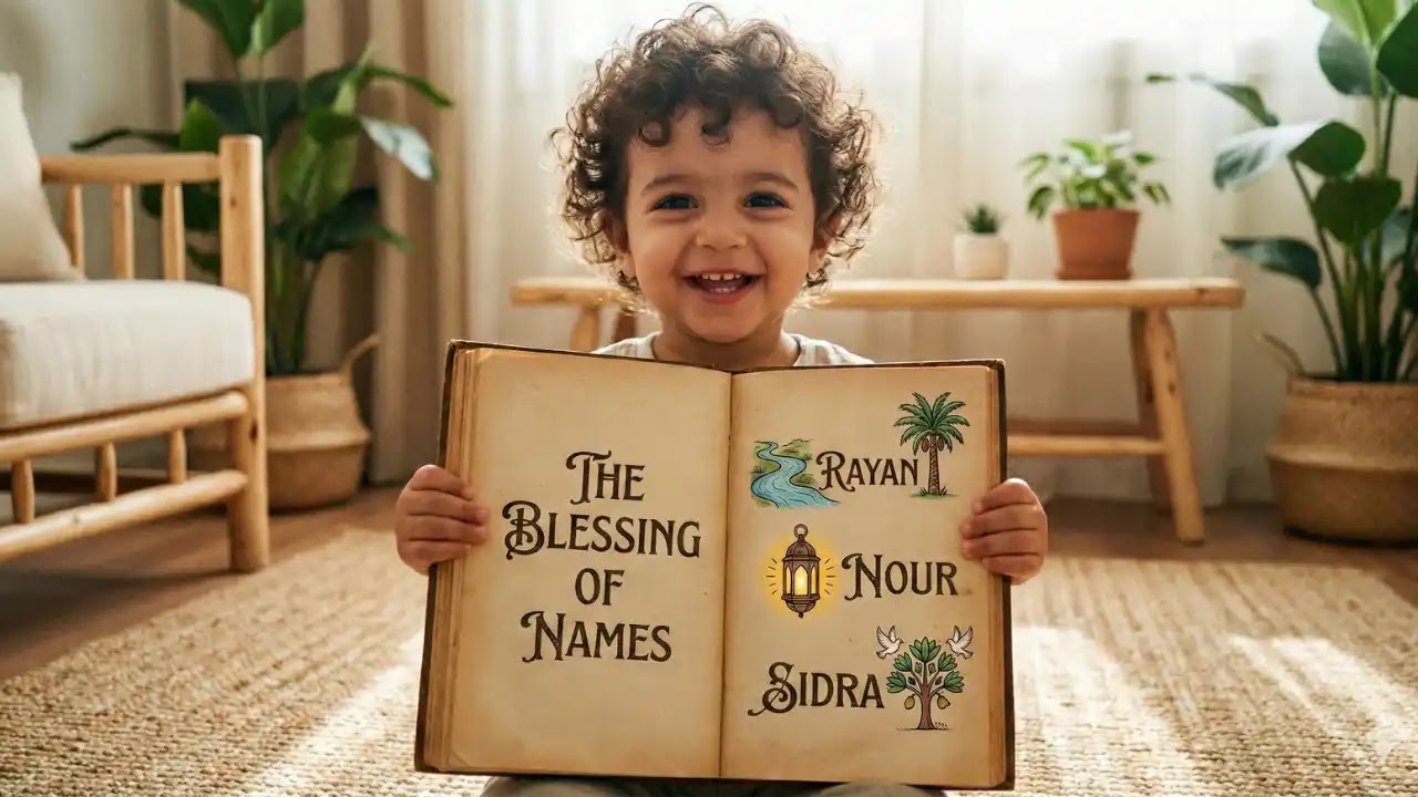 "Modern Islamic names for boys and girls with positive meanings"