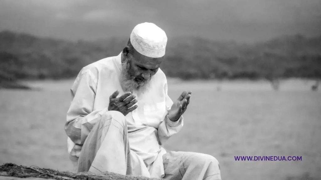 Muslim making dua while feeling unanswered and seeking Allah’s mercy