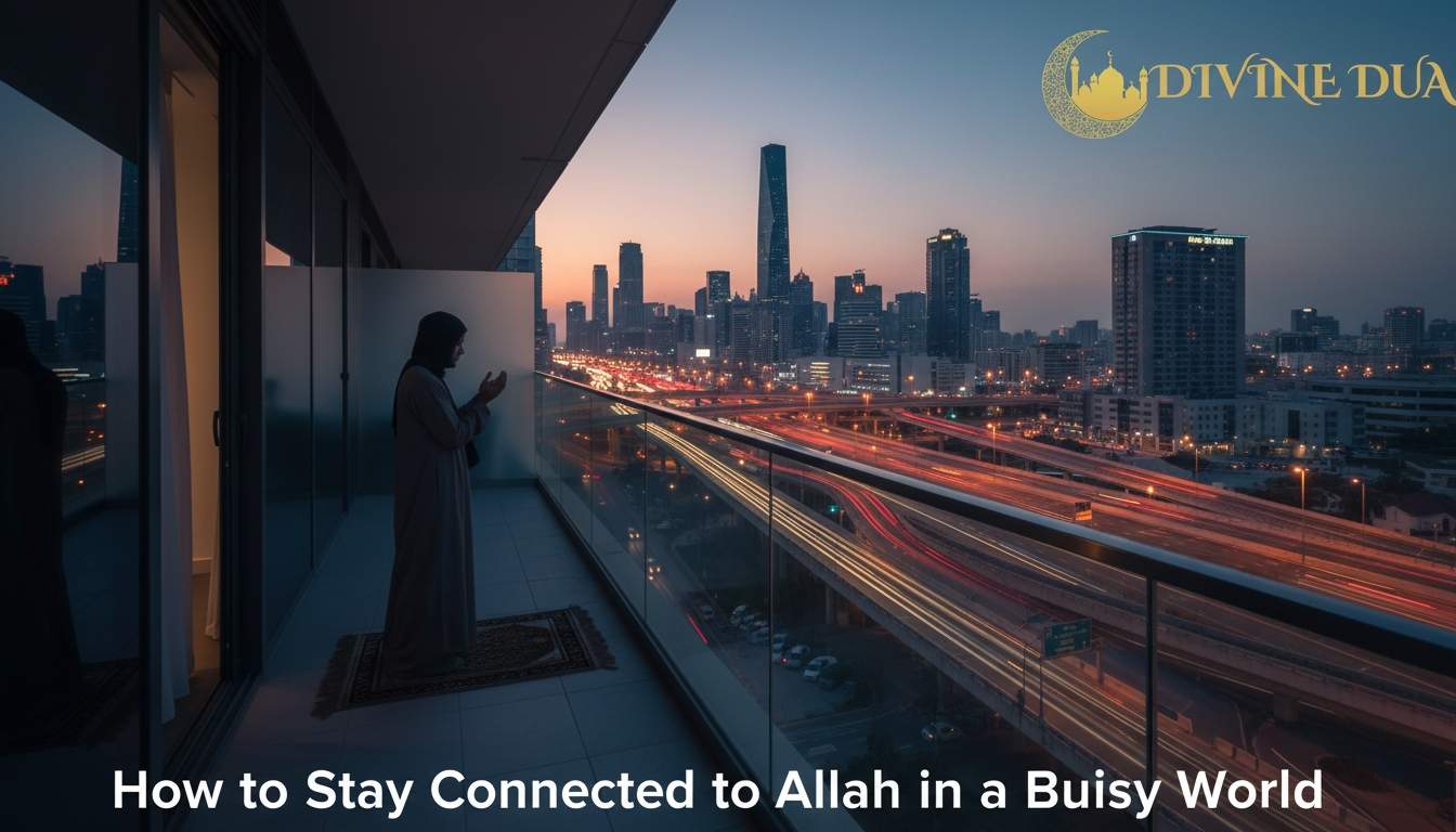 How to Stay Connected to Allah in a Busy World?