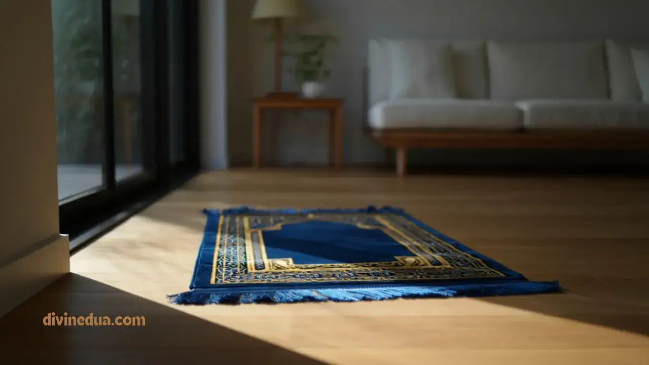 Muslim praying Tahajjud during the last third of the night for dua acceptance