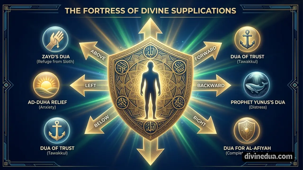 Zayd ibn Arqam Surah Ad-Duha: 5 powerful Duas and directions of protection.